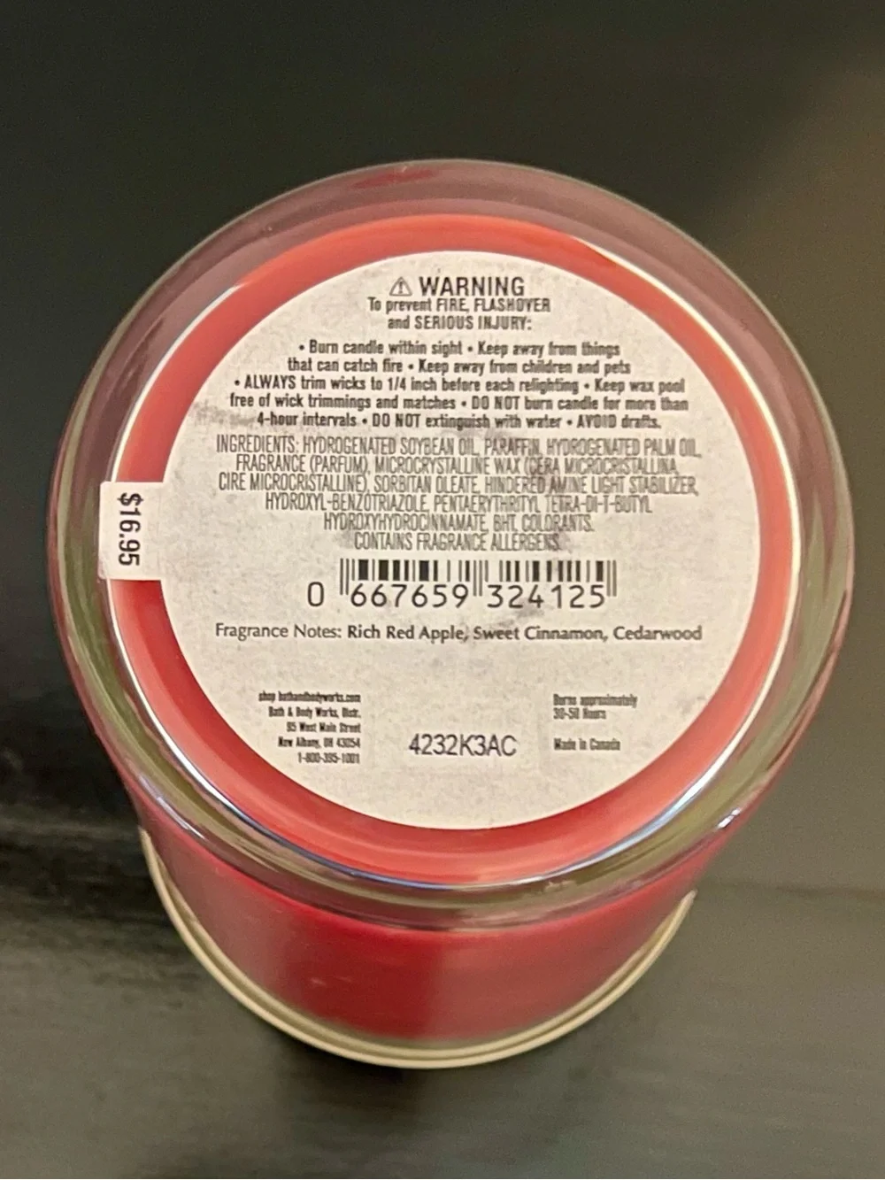 Bath & Body Works “Tis the Season” Decorative Soy Candle